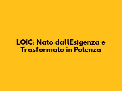 L'OIC: Nato dall'Esigenza e Trasformato in Potenza